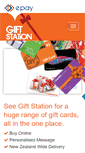 Mobile Screenshot of giftstation.co.nz